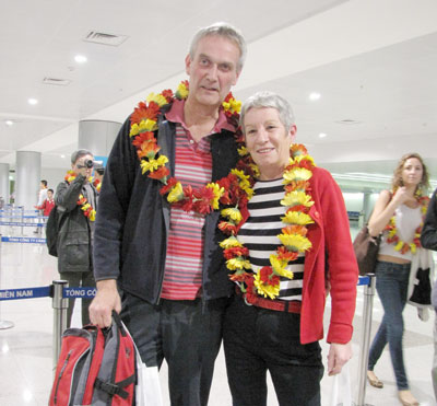 Visitors arrive in droves on New Year Day